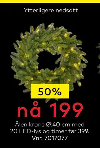 Skeidar Ålen krans tilbud