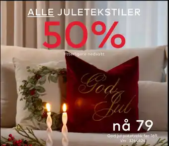Skeidar God jul putetrekk tilbud