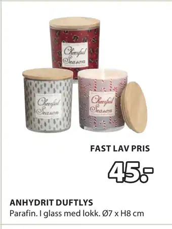 JYSK ANHYDRIT DUFTLYS tilbud