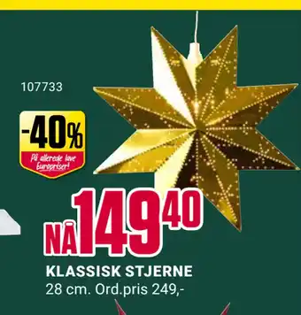 Europris KLASSISK STJERNE tilbud