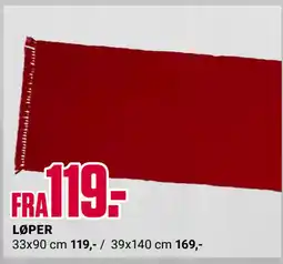 Europris LØPER tilbud