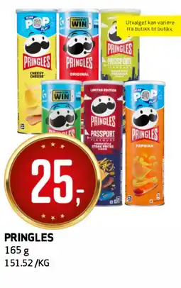 Bunnpris PRINGLES tilbud