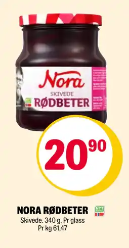 Coop Extra NORA RØDBETER tilbud