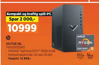 POWER VICTUS 15L tilbud