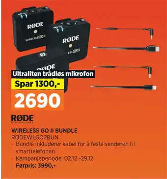 POWER WIRELESS GO II BUNDLE tilbud