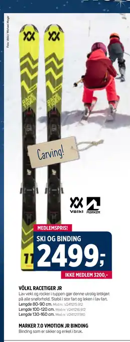 Sport 1 SKI OG BINDING tilbud