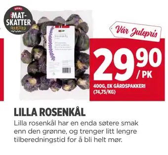 Meny LILLA ROSENKÅL tilbud