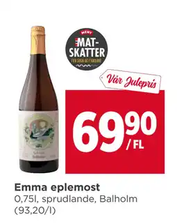 Meny Emma eplemost tilbud