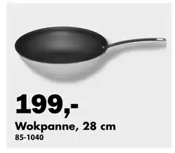 Biltema Wokpanne, 28 cm tilbud