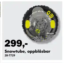 Biltema Snowtube, oppblåsbar tilbud