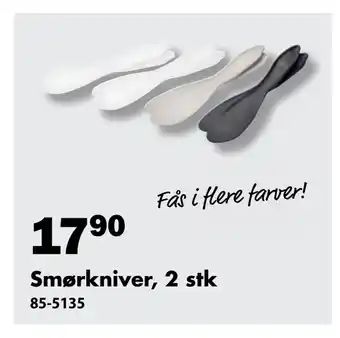 Biltema Smørkniver, 2 stk tilbud