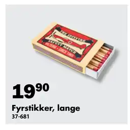Biltema Fyrstikker, lange tilbud