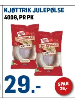 Kjøttrik julepølse