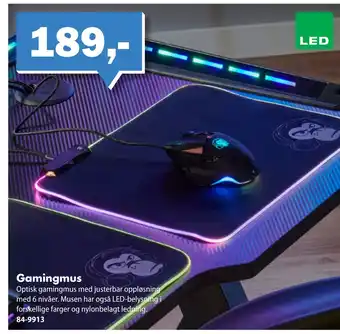Biltema Gamingmus tilbud