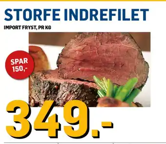 Price Lagerbutikk Storfe indrefilet tilbud