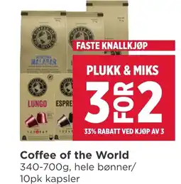 CC Mat Coffee of the world tilbud