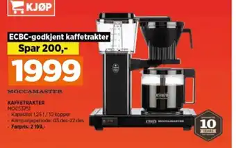 POWER Kaffetrakter tilbud