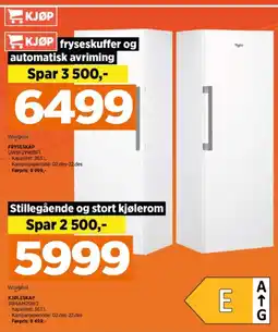 POWER Kjøleskap tilbud