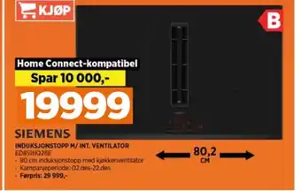 POWER Induksjonstopp m/int. ventilator tilbud
