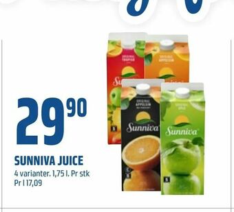 Coop Obs Sunniva juice tilbud