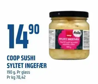 Coop Obs Coop sushi syltet ingefær tilbud