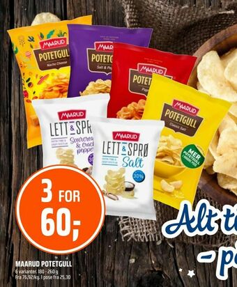 Coop Obs Maarud potetgull tilbud