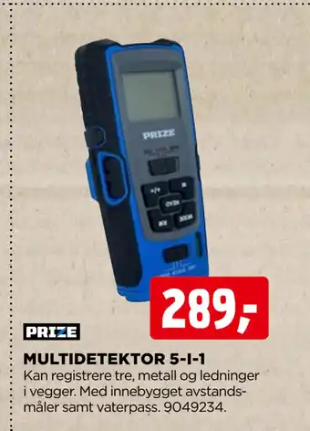 jem & fix MULTIDETEKTOR 5-I-1 tilbud