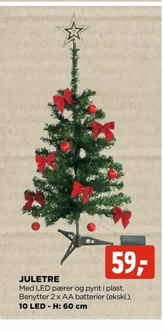 jem & fix Juletre tilbud