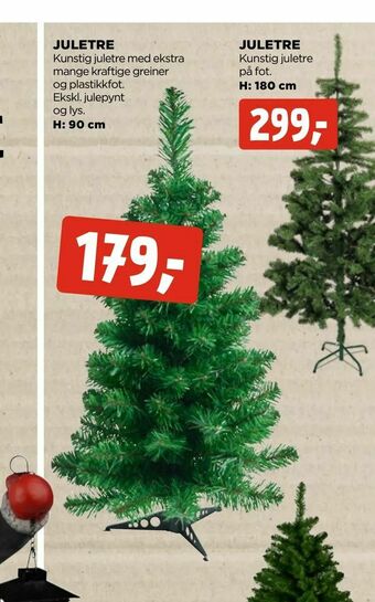 jem & fix Juletre tilbud