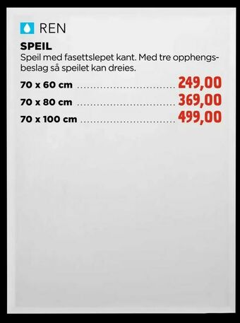 jem & fix Speil tilbud