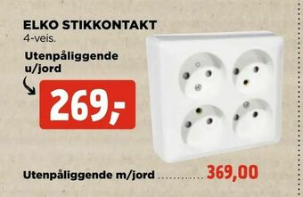 jem & fix Elko stikkontakt tilbud