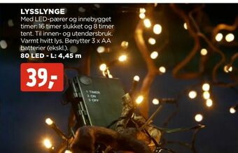 jem & fix Lysslynge tilbud