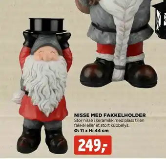 jem & fix Nisse med fakkelholder tilbud