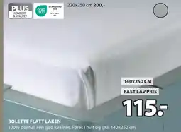 JYSK BOLETTE FLATT LAKEN tilbud