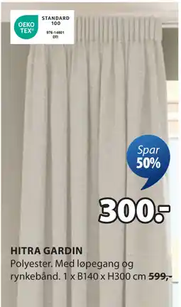 JYSK HITRA GARDIN tilbud