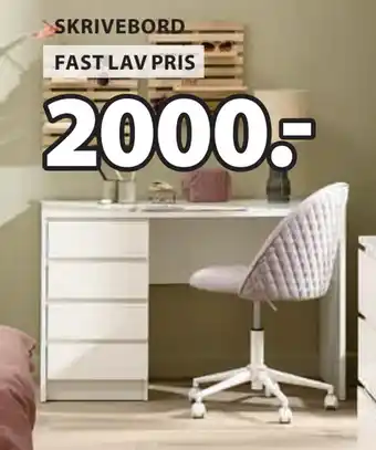 JYSK Skrivebord tilbud