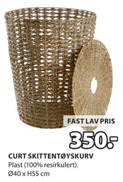 JYSK CURT SKITTENTØYSKURV tilbud