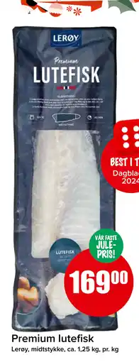 Spar Premium lutefisk tilbud