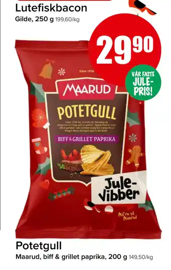 Spar Potetgull tilbud