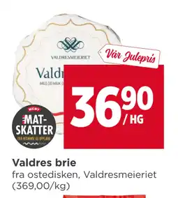 Meny Valdres brie tilbud