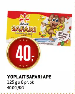 Bunnpris YOPLAIT SAFARI APE tilbud