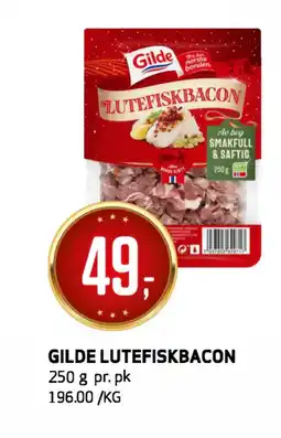 Bunnpris GILDE LUTEFISKBACON tilbud