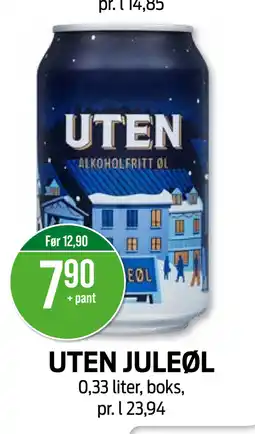 Kiwi UTEN JULEØL tilbud