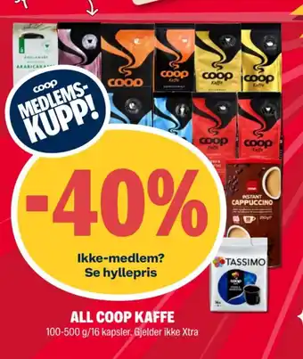 Coop Extra All coop kaffe tilbud