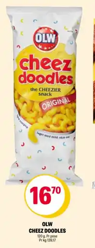 Coop Extra OLW cheez doodles tilbud
