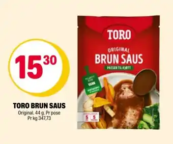 Coop Extra TORO brun saus tilbud