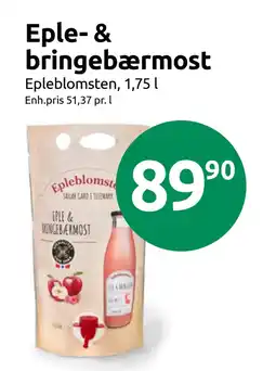 Joker Eple- & bringebærmost tilbud