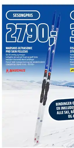 Coop Obs MADSHUS ULTRASONIC PRO SKIN FELLESKI tilbud