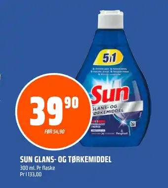 Coop Obs SUN GLANS- OG TØRKEMIDDEL tilbud