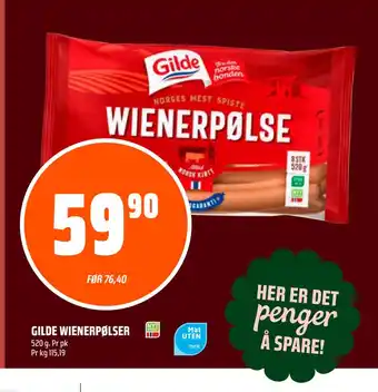 Coop Obs GILDE WIENERPØLSER tilbud